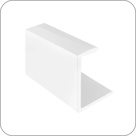 Профиль ручка Найди (Белый муар, 2700мм, артикул Q-3841)