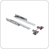 Направляющие скрытого монтажа, с доводчиком (40кг. 500мм. с фиксатором в комплекте 7001.500.5 арт. 7001.500.5 код )