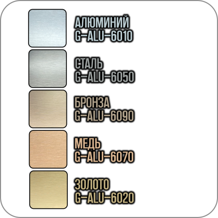 Образцы, Botanica Металл, HPL-пластик, веер, 2025 (5 декоров)