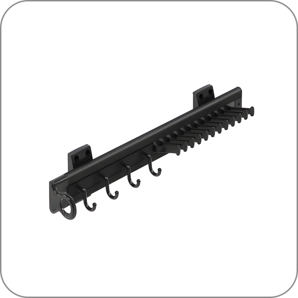 Вешалка выдвиж. для галстуков и ремней с боковым креплением (Антрацит арт. S-6544-A код )