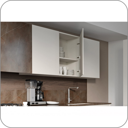 APC6 Скрытый мебельный навес с креплением на штоки D15