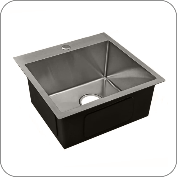 Мойка из пищевой стали, P5050 (Silk brush graphite арт. P5050 код 31-0655)