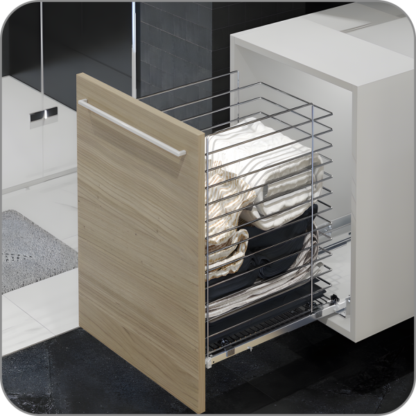 Корзина для белья STARAX, нижнее крепление