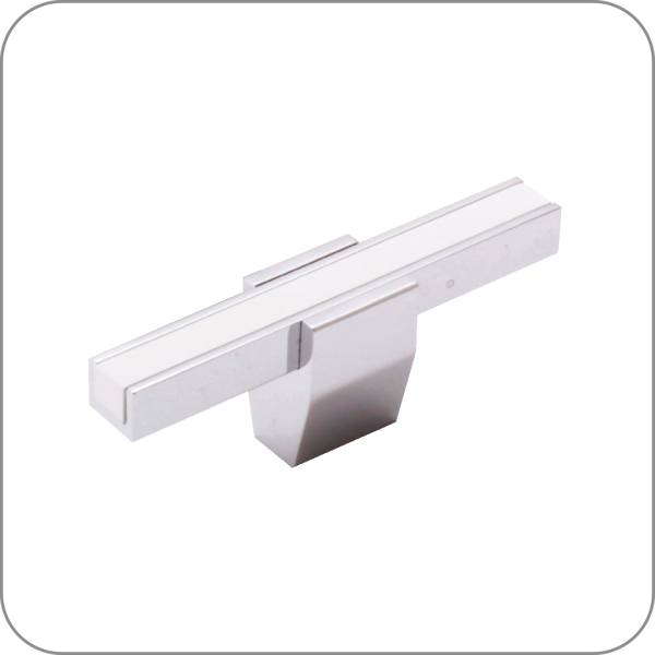 Мебельные ручки MARCA, knob, 510 (Белый/Хром, 10 арт. 510.010.P03 код 15-0848)