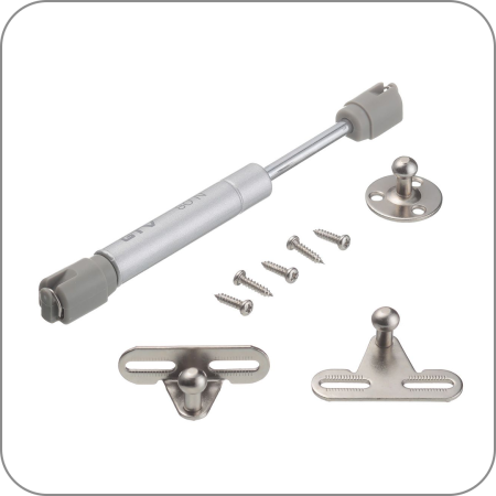 Подъемник газовый GTV, короткий, 160 мм (Cерый, 80 арт. PD-G80 160-02 код 2-0021)