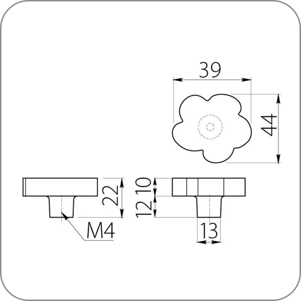 цветок схема