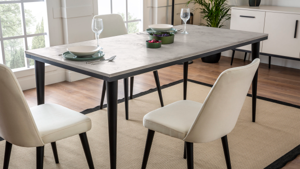 Компакт-плита C707 4200х1320х12 Итальянский камень/ Черная сердцевина