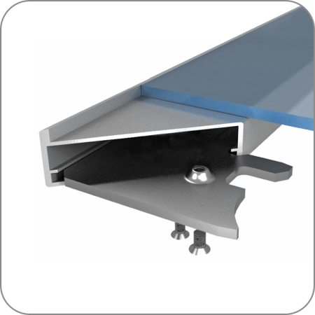 Алюминиевый профиль рамочный F1-30 (Золото арт. F1-30 код 28-0058)