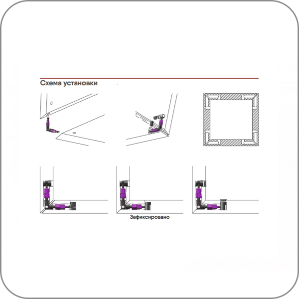Стяжка эксцентриковая J6