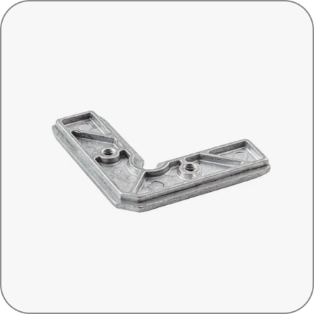 Угловой соединитель узкий (угол + винты 2 шт) 