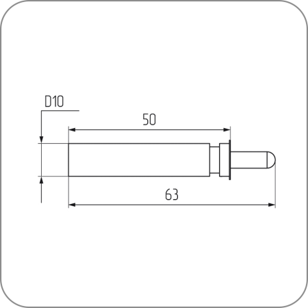 Амортизатор, газовый Salic type 20142