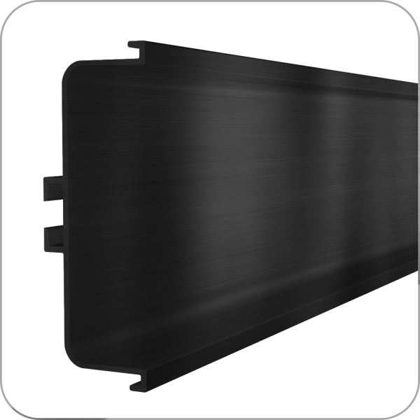 Профиль Eco4 GOLA C-образный (Черный браш 4м код.АО66.44, артикул Q-7312)