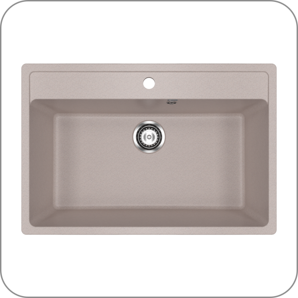 Мойка односекционная, мин. база 800 мм, U-600 (302 - Песочный арт. U-600-302 код 31-0984)