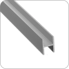 Соединительная планка 6 мм, ПВХ (Серый матовый, 600 арт. Q-0345 код 9-0019)