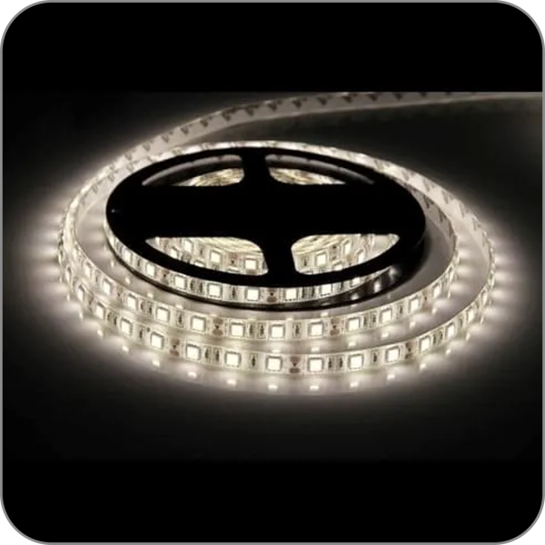 Светодиодная лента, Влагостойкая 5050, цветная, 14,4 W