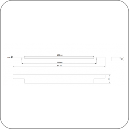 Ручка LIND (Брашированное золото, 352 арт. UA-LIND-352-796-18 код )