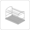Посудосушитель Starax 2 уровня настольный (Настольный арт. S-4017 код 3-0041)