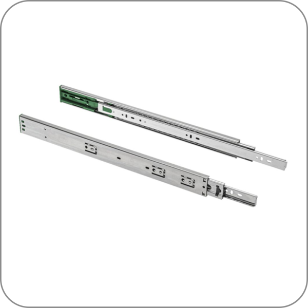 Направляющие GTV Versalite Touch PRO шариковые 45 мм, Push to open, с доводчиком (450 арт. PK-L-P2O-H45-450 код 14-0042)