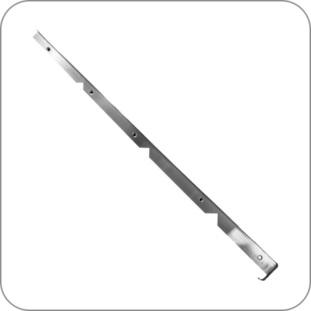 Угловая планка  Нержавейка, R-5 мм 38 мм левая