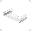 Выдвижная корзина под раковину Starax, на Tandem направляющих Blum, с доводчиком (900 арт. S-2352 код 5-0039)