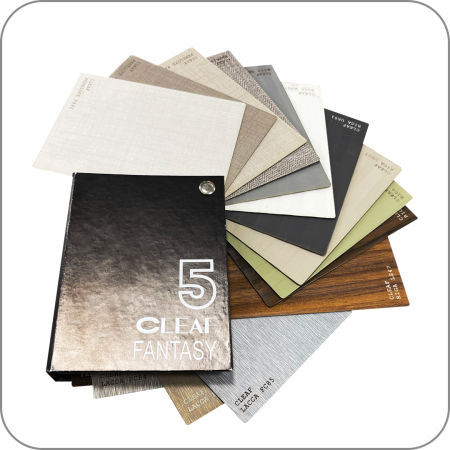 Образцы, Cleaf, TSS плиты, коллекция 2024, коробка 5 вееров